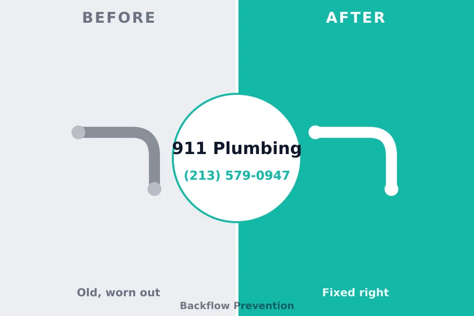 Before and after: plumbing repair Guthrie Center, IA